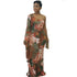 One Shoulder Floral Dress #Maxi #One Shoulder